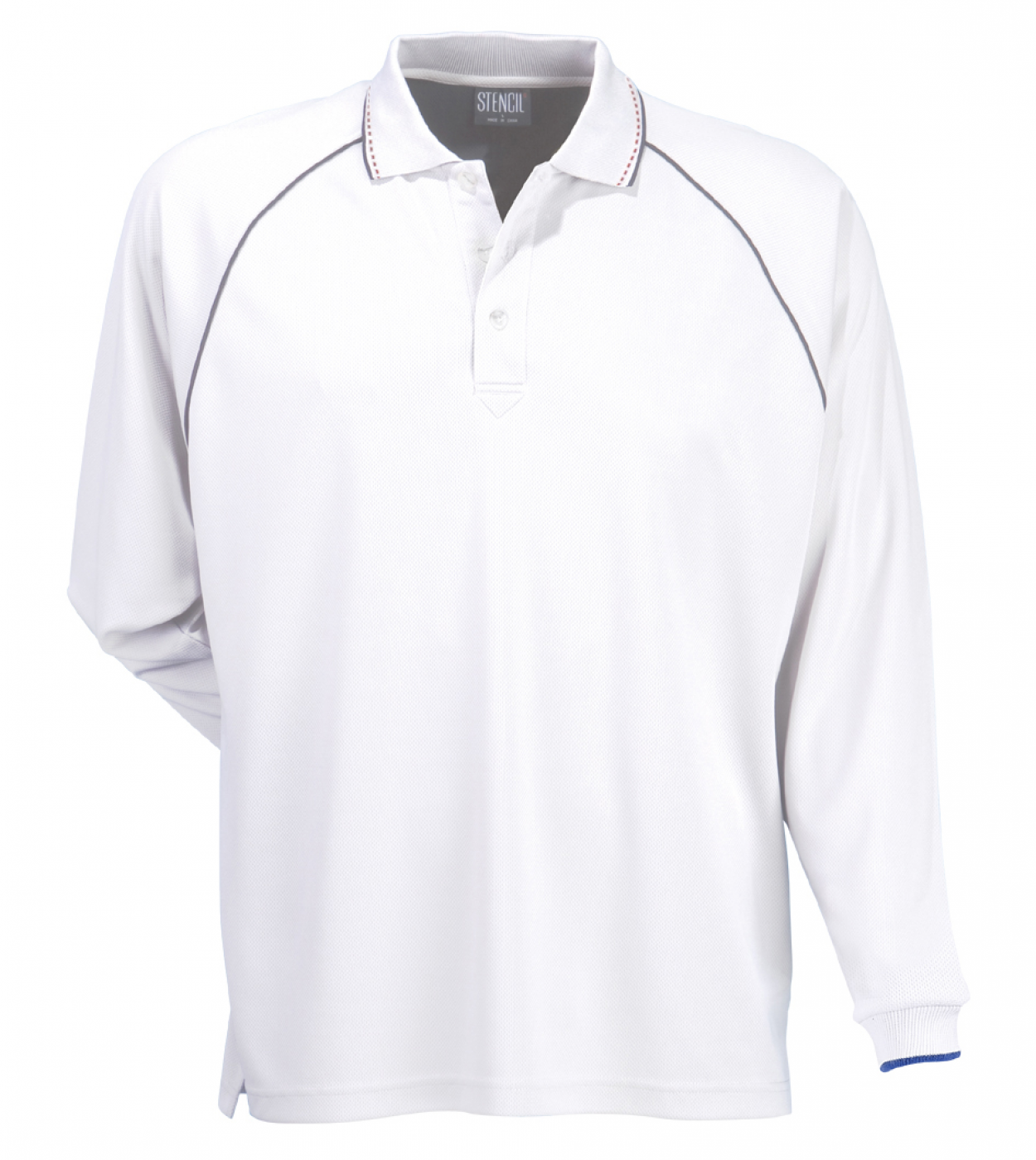 Stencil Men's Cool Dry L/S Polos (1040)