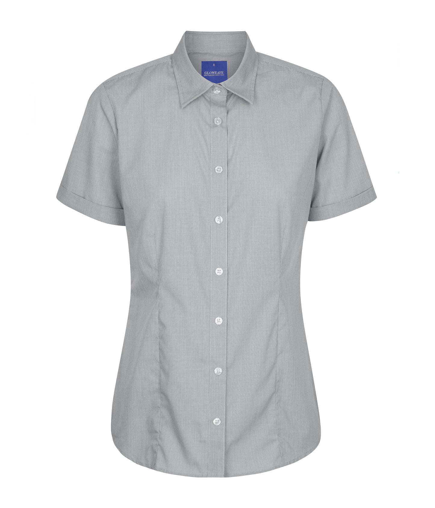 Gloweave Ladies Puppy Tooth Short Sleeve Shirt (1267WS)