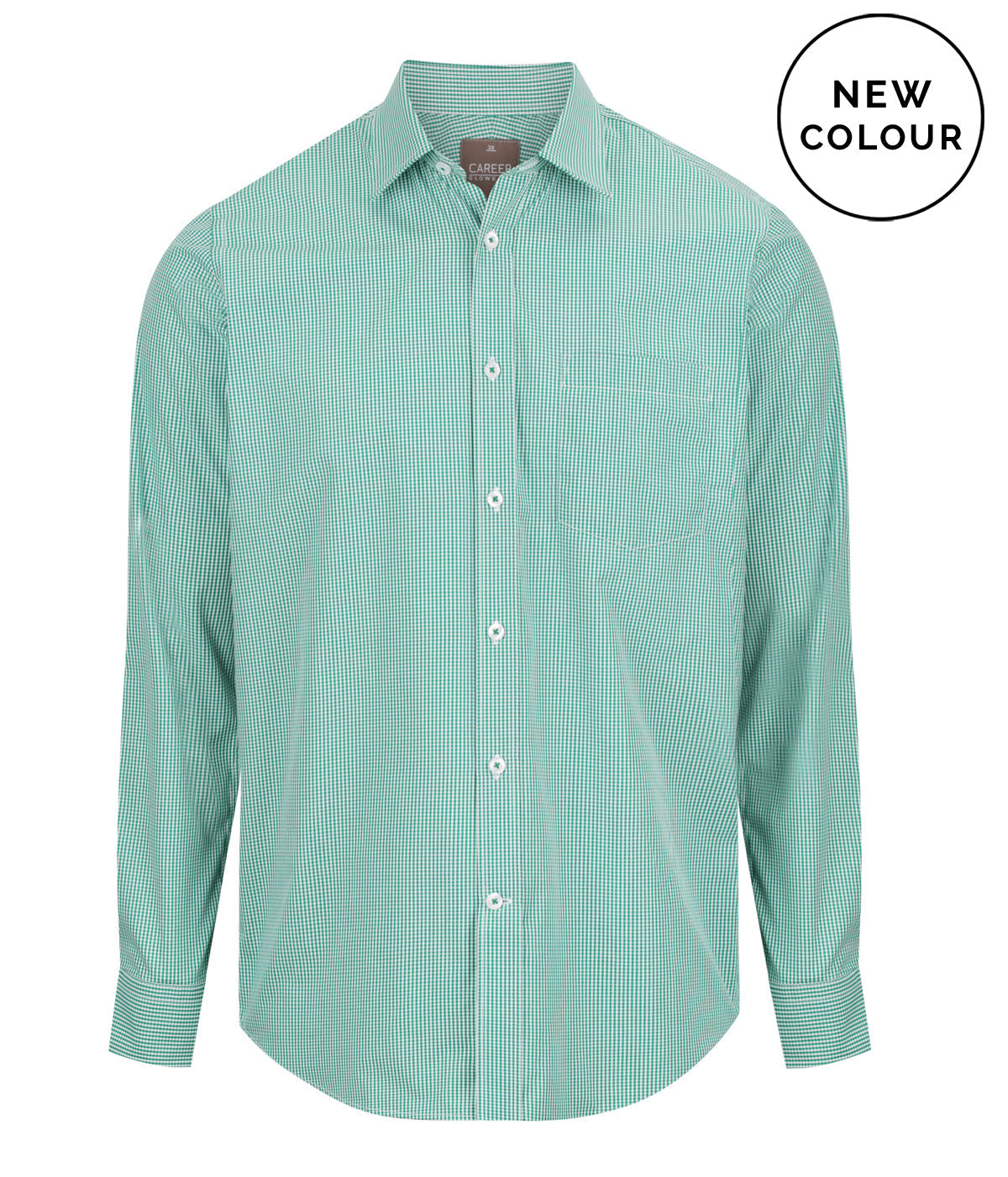 Gloweave Men's Gingham Long Sleeve Shirt (1637L) 2nd Color