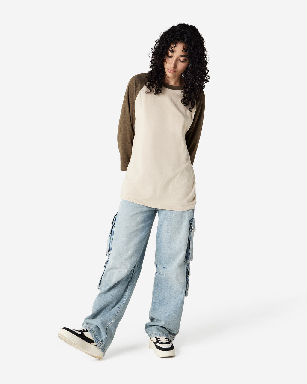 American Apparel Adult CVC Raglan T-shirt (2003CVC)
