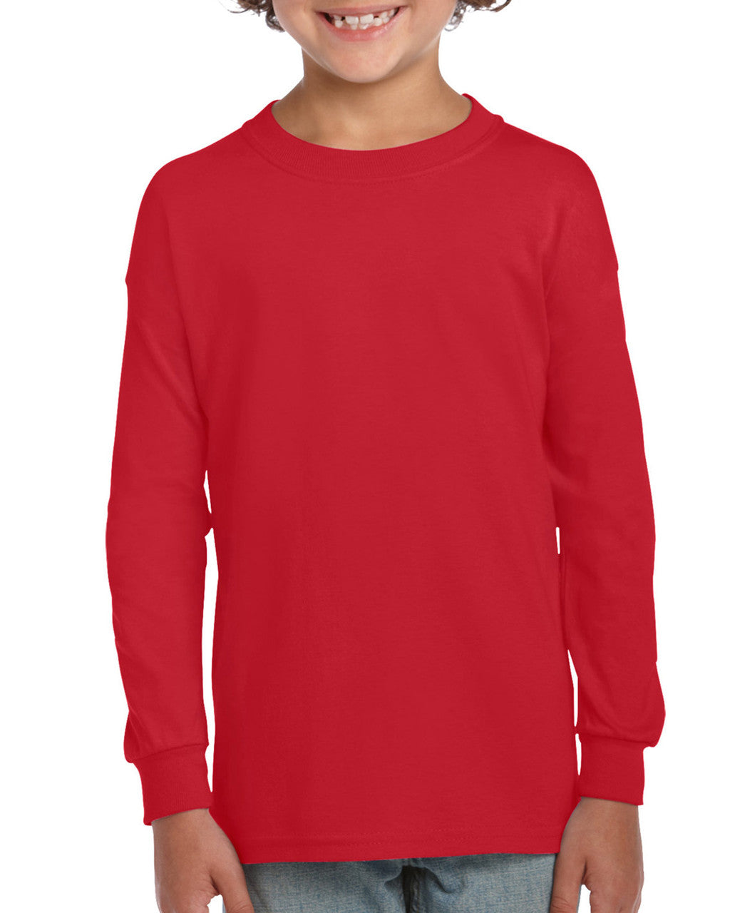 Gildan Youth Ultra Cotton L/S Long Sleeve T/S-(2400B)