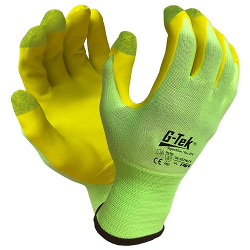 Pro Choice G-Tek (Guardtek) Superskin Hi Viz Yellow Pair of 12 (34-427HVY)