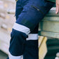 Bisley Flx & Move Taped Stretch Denim Cargo Cuffed Pants -(BPC6335T)
