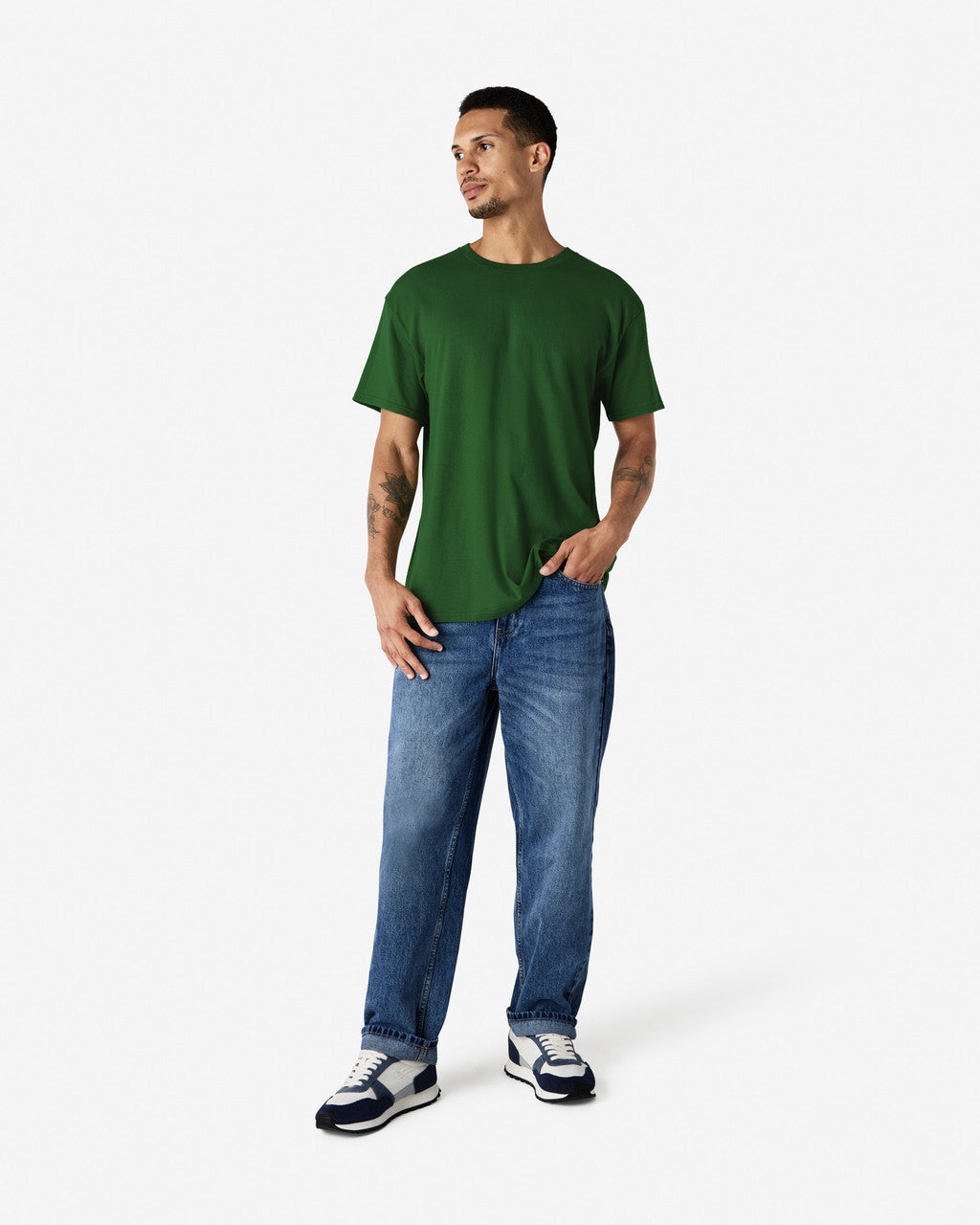Gildan Heavy Cotton T-shirt 180GM 3color-(5000)