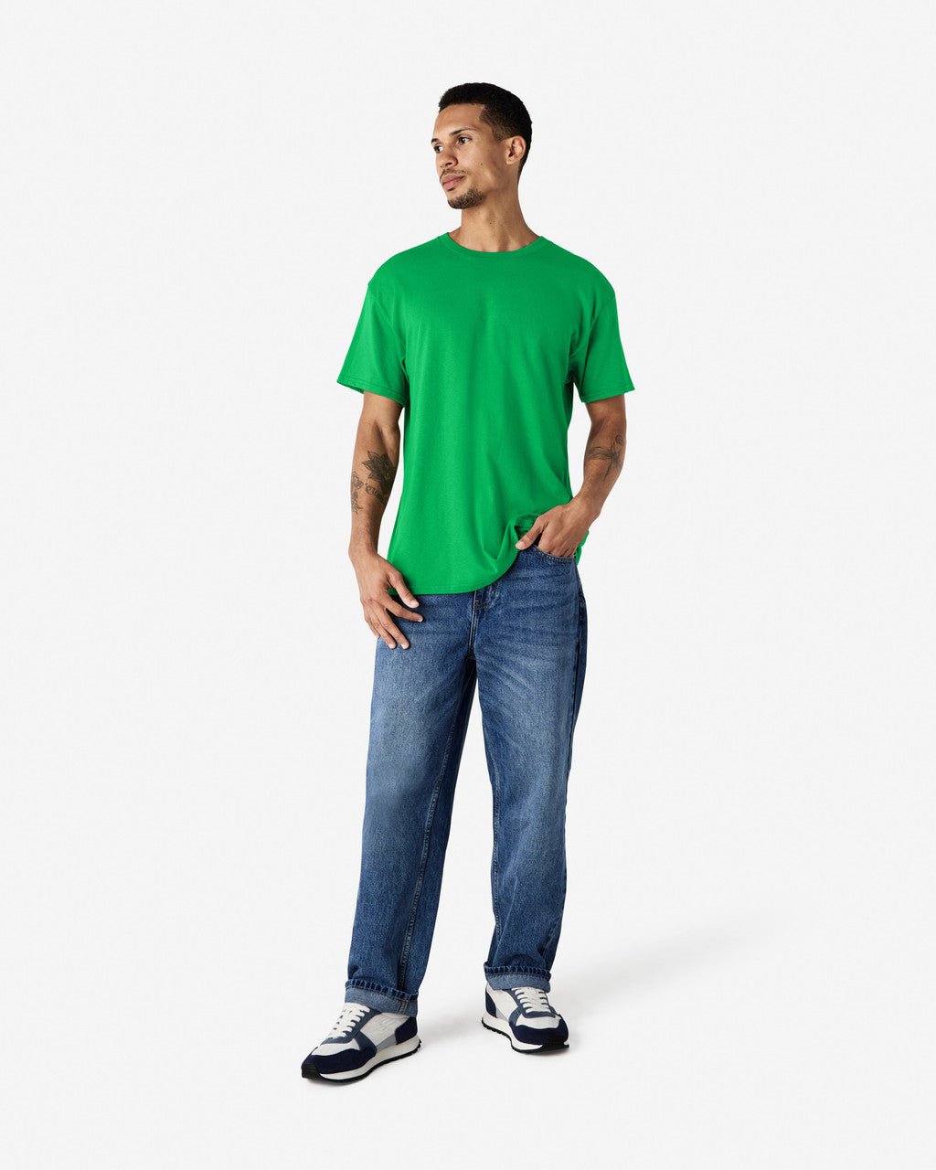 Gildan Heavy Cotton T-shirt 180GM 2color-(5000)
