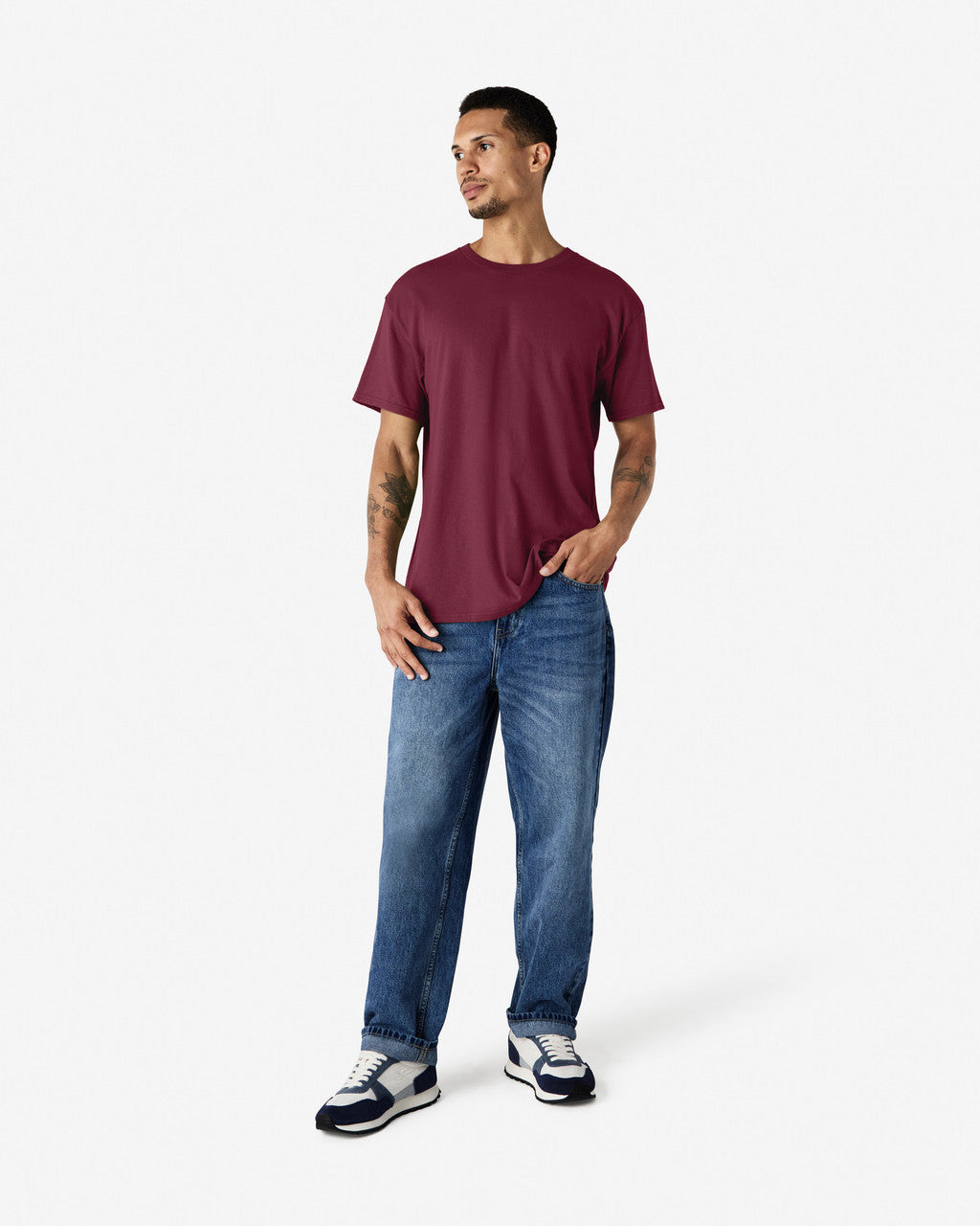 Gildan Heavy Cotton T-shirt 180GM 2color-(5000)