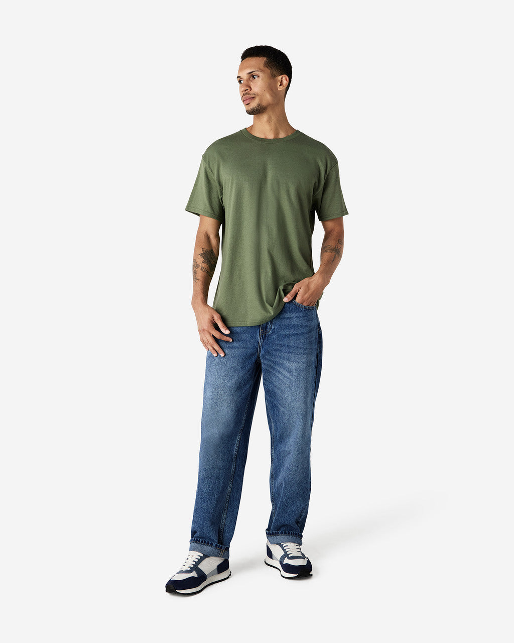 Gildan Heavy Cotton T-shirt 180GM 2color-(5000)
