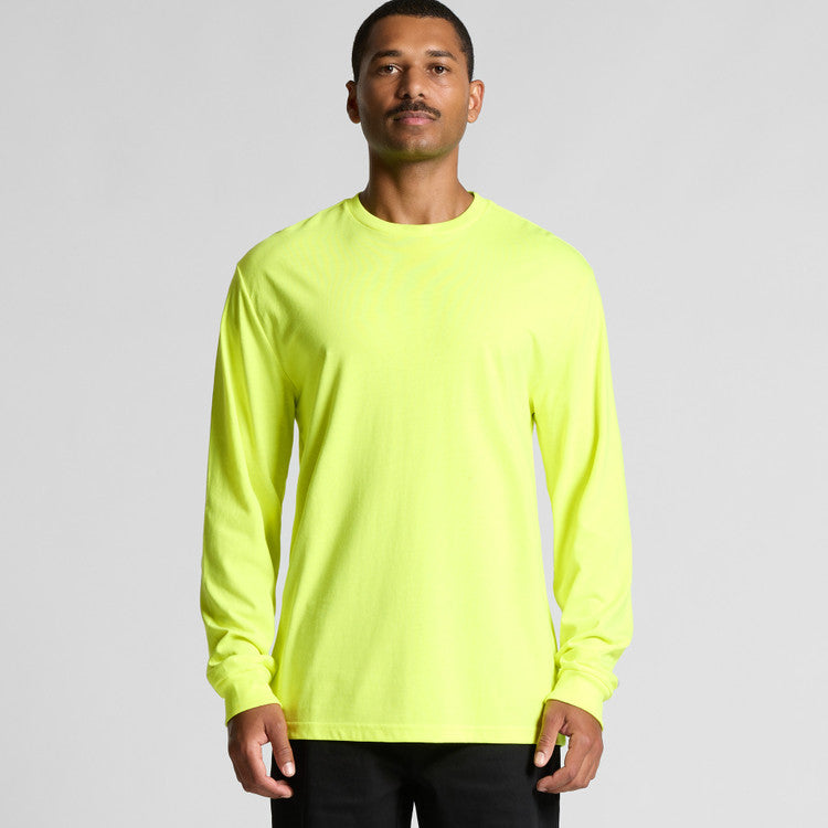 Ascolour Mens Block Safety L/S Tee-(5054F)