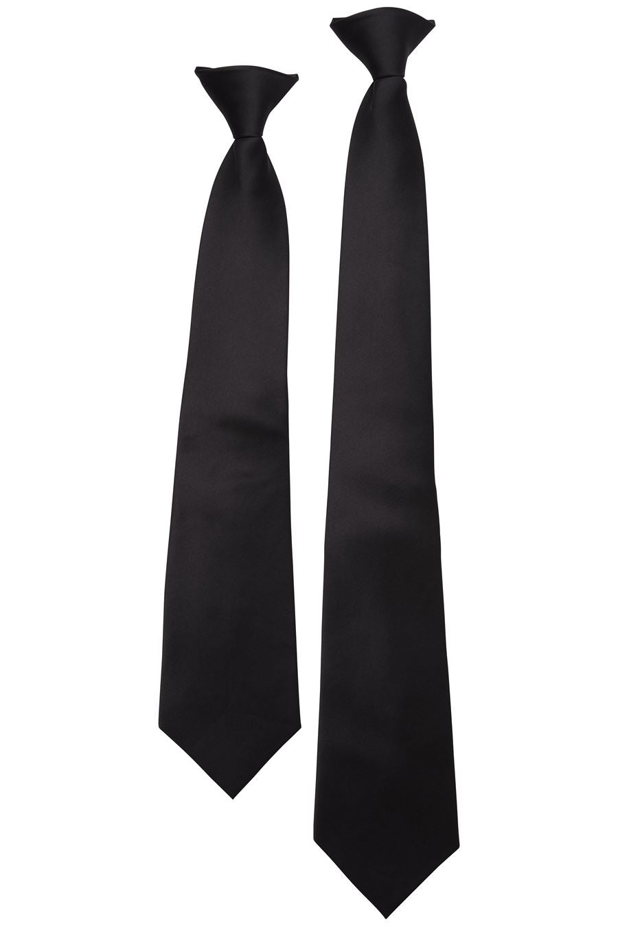 JB's Clip on Tie (5 Pack) (5TCT)-Black-Uniform Wholesalers-1