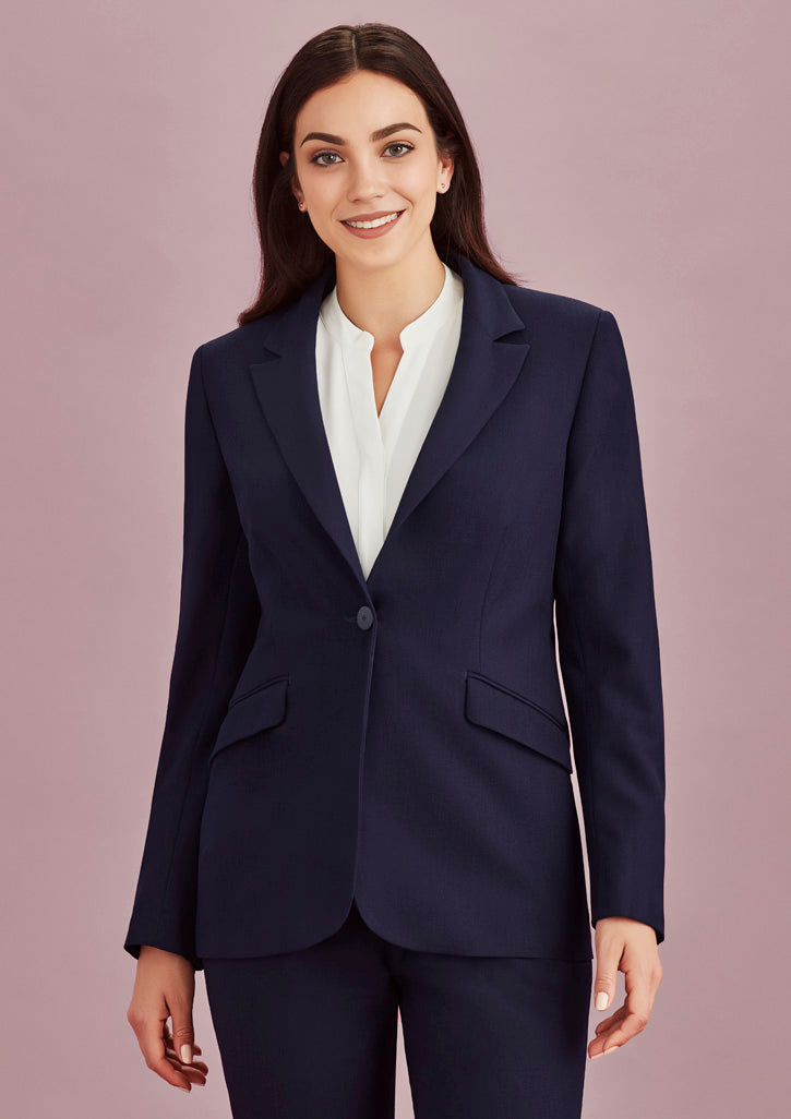 Biz Corporate Womens Longline Jacket (60717)-Clearance