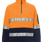 JB's Wear-JB's Hi Vis (D+N) 1/2 Zip Polar Fleece--Orange/Navy-Uniform Wholesalers - 4
