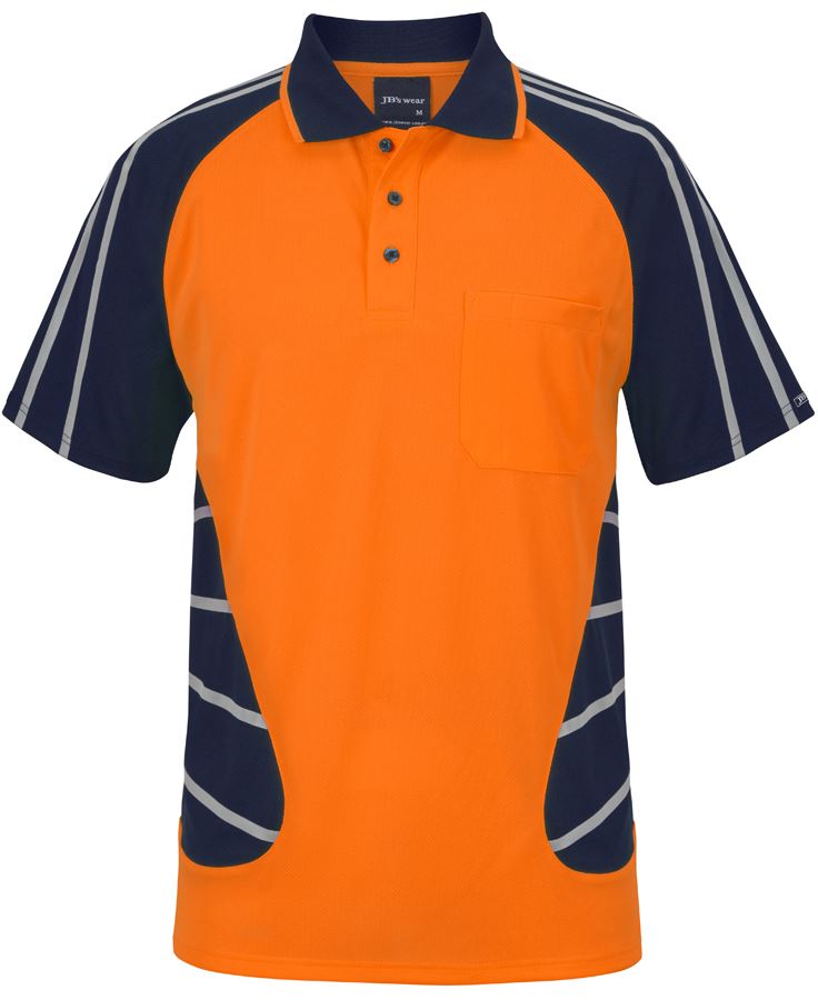 Jb's Street Spider Polo With Reflective Stripes (6HSSR)