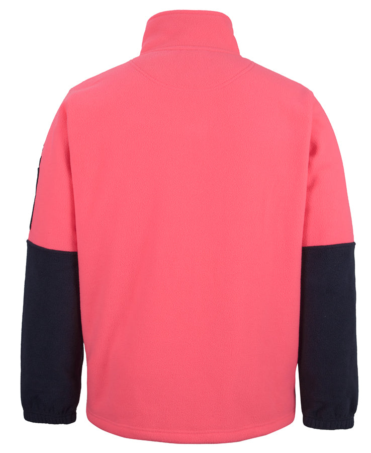 JBs Wear Hi Vis 1/2 Zip Polar Fleece - Adults (6HVPF)