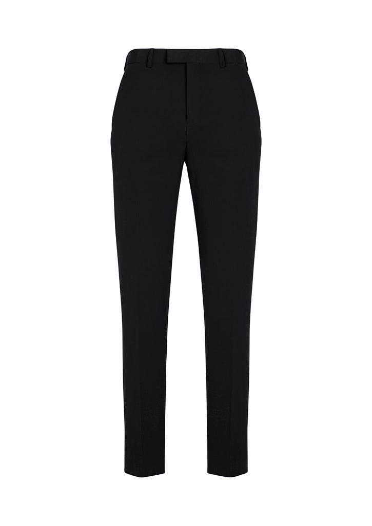 Biz Corporate Mens Siena Slim Fit Flat Front Pant Stout (70716S)