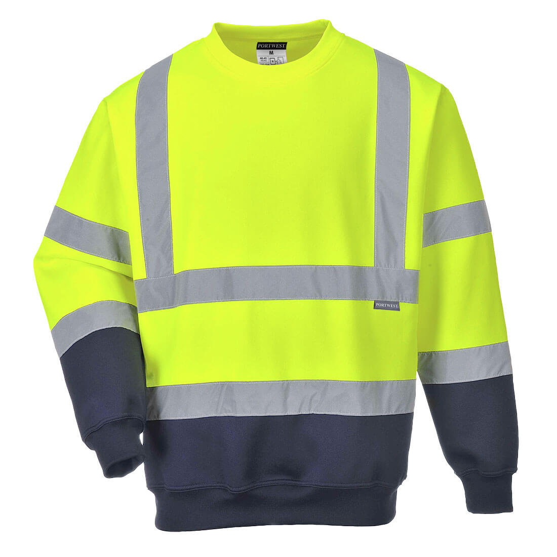 Portwest Two Tone Hi-Vis Sweatshirt (B306)