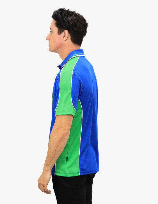 Be Seen Men's Polo Shirt With Striped Collar 6th( 7 Color ) (BSP15)