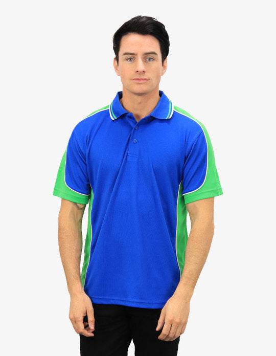 Be Seen Men's Polo Shirt With Striped Collar 6th( 7 Color ) (BSP15)