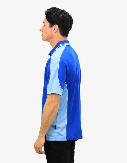 Be Seen Men's Polo Shirt With Striped Collar 6th( 7 Color ) (BSP15)