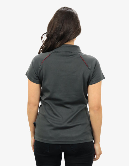 Be Seen Ladies Polo Shirt With Contrast Piping (BSP36L)