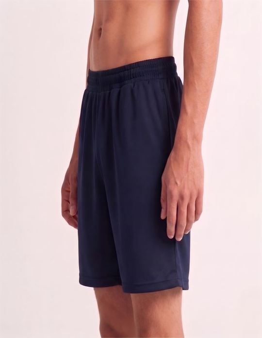 Be Seen Plain Shorts With Elastic Waist (BSS077)