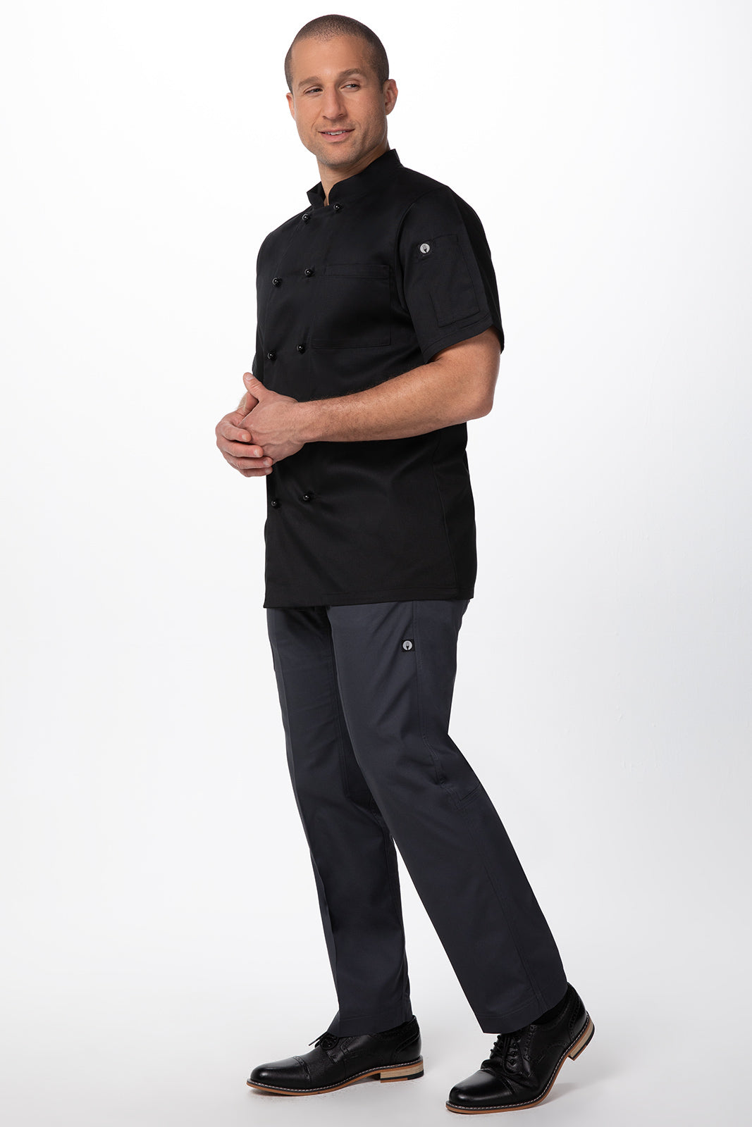Chef Works Canberra Men's Basic Chef Jacket (CBBS)