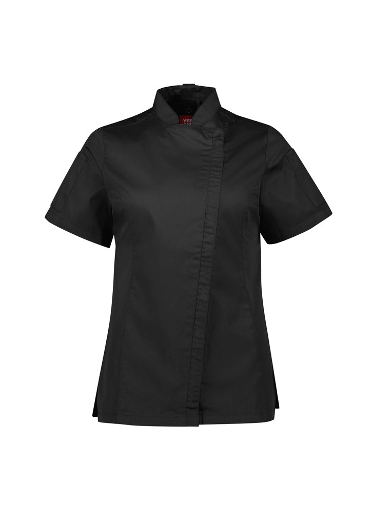 Biz Collection Womens Alfresco Short Sleeve Chef Jacket (CH330LS)