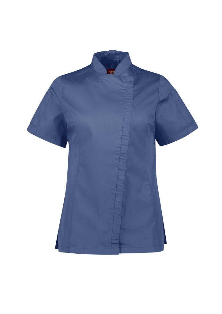 Biz Collection Womens Alfresco Short Sleeve Chef Jacket (CH330LS)-Clearance