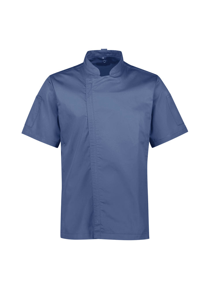 Biz Collection Mens Alfresco Short Sleeve Chef Jacket (CH330MS)-Clearance