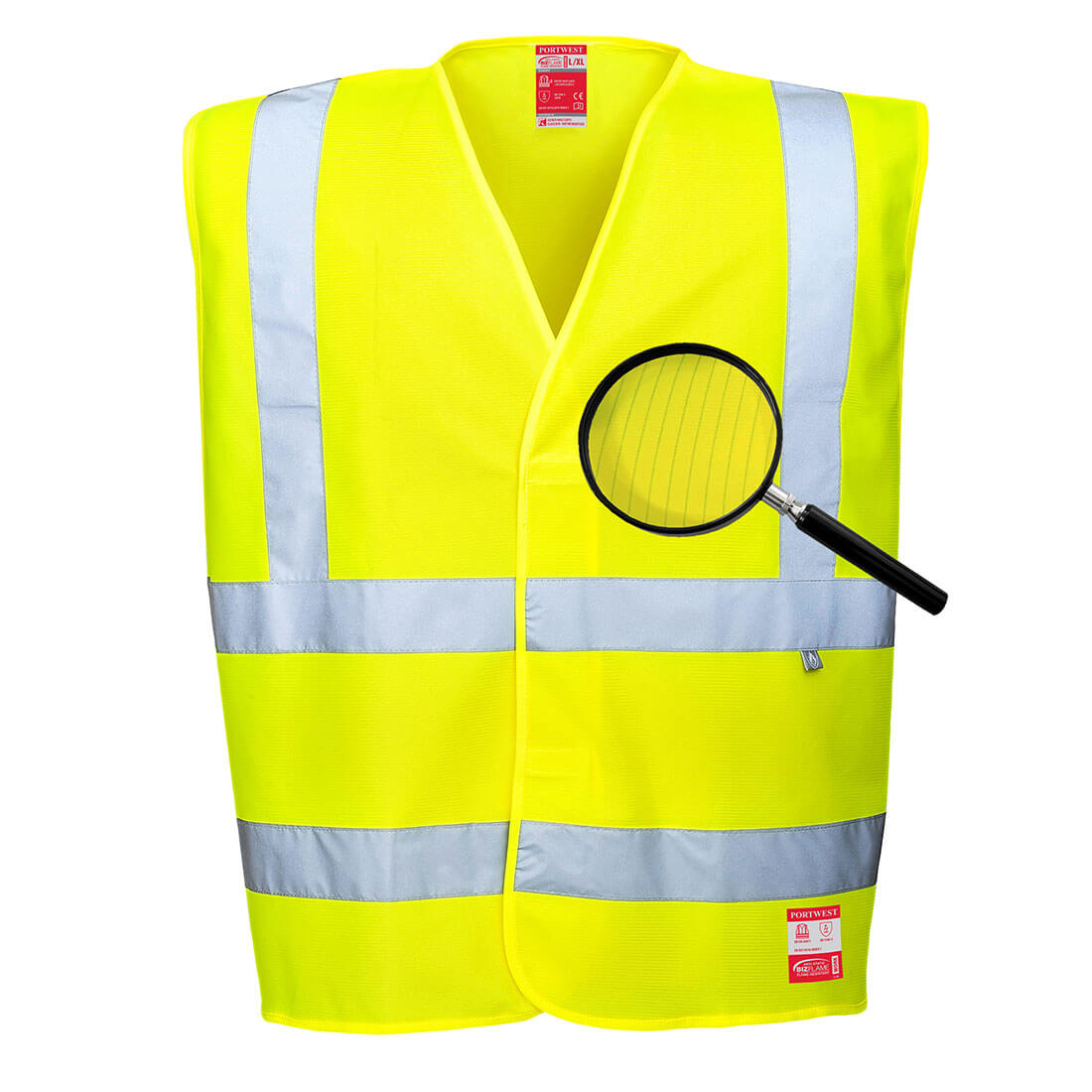 Portwest Hi-Vis Anti Static Vest - Flame Resistant (FR71)