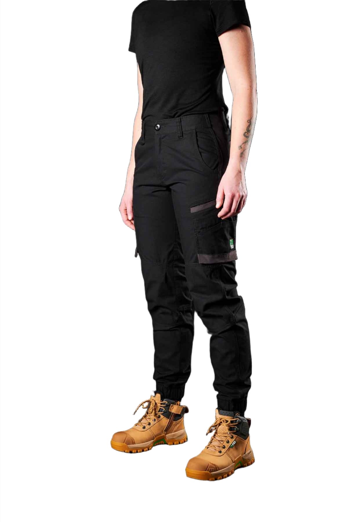 FXD Workwear Cuffed Stretch Women's Ripstop Work Pants (WP8W)