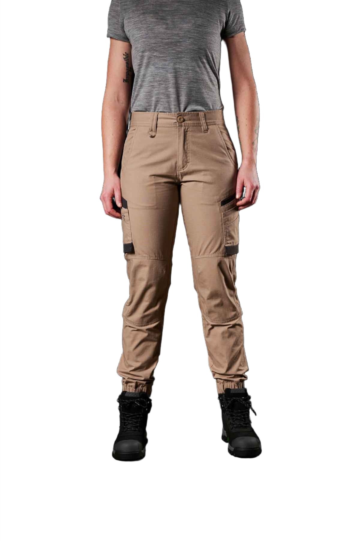 FXD Workwear Cuffed Stretch Women's Ripstop Work Pants (WP8W)