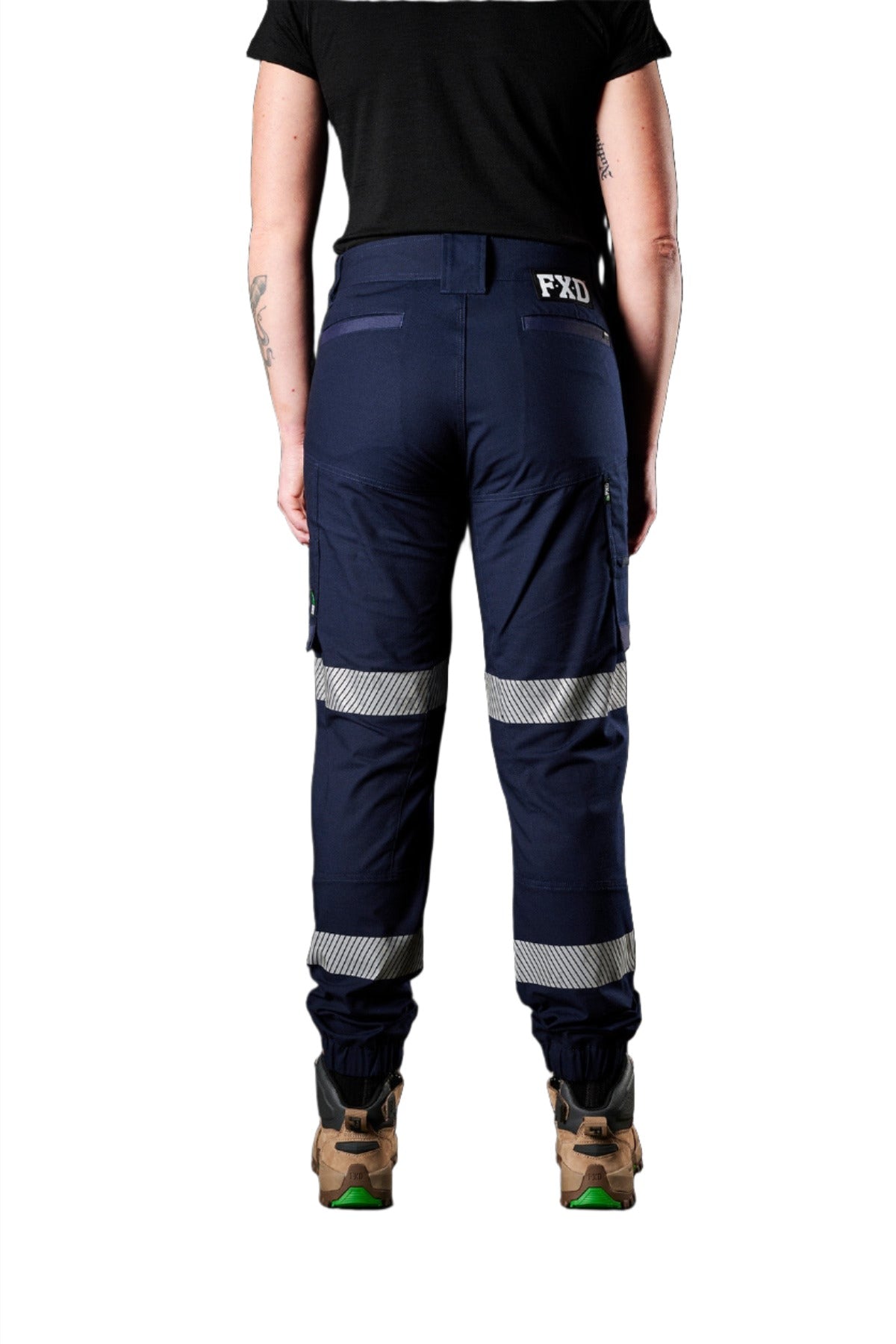 FXD Workwear Reflective Cuffed Stretch Ripstop Women'sWork Pants (WP8WT)