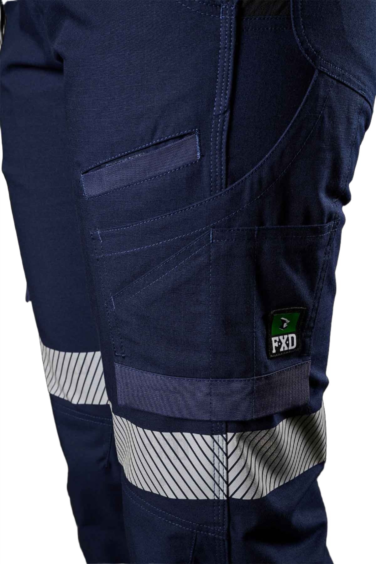 FXD Workwear Reflective Cuffed Stretch Ripstop Women'sWork Pants (WP8WT)