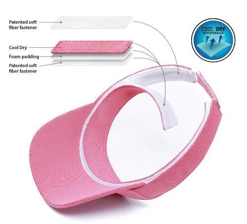 Grace Collection Visor With Removable Sweat Band (IV167)