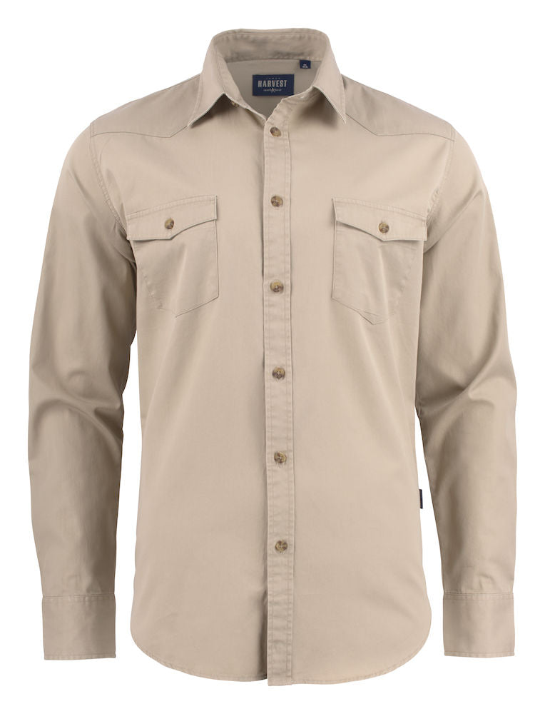 James Harvest Treemore Unisex Twill Shirt-(JH308)