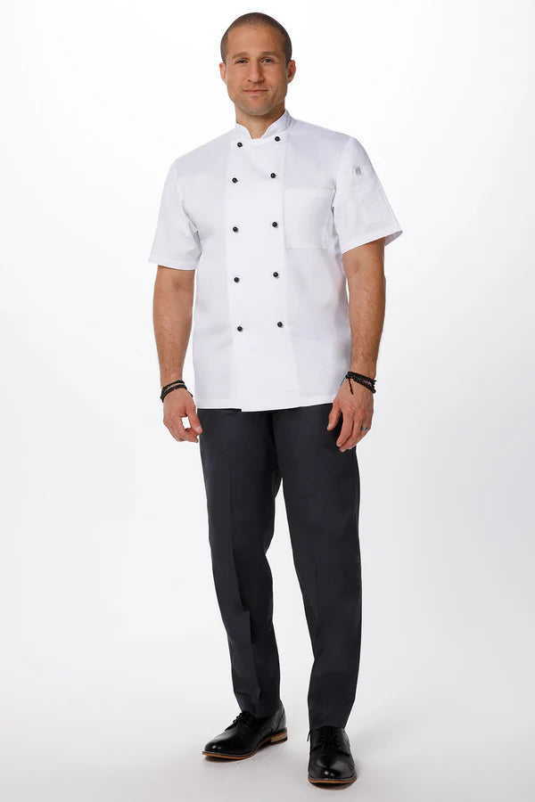 Chef Works Macquarie Men's Basic Chef Jacket (MBSS)