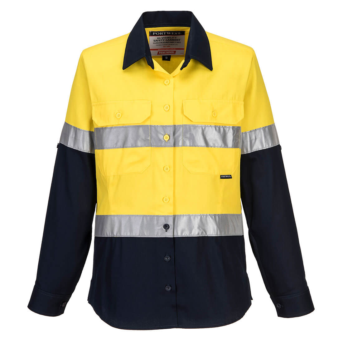 Portwest Women's Two Tone Regular Weight Long Sleeve Shirt with Tape (ML108)