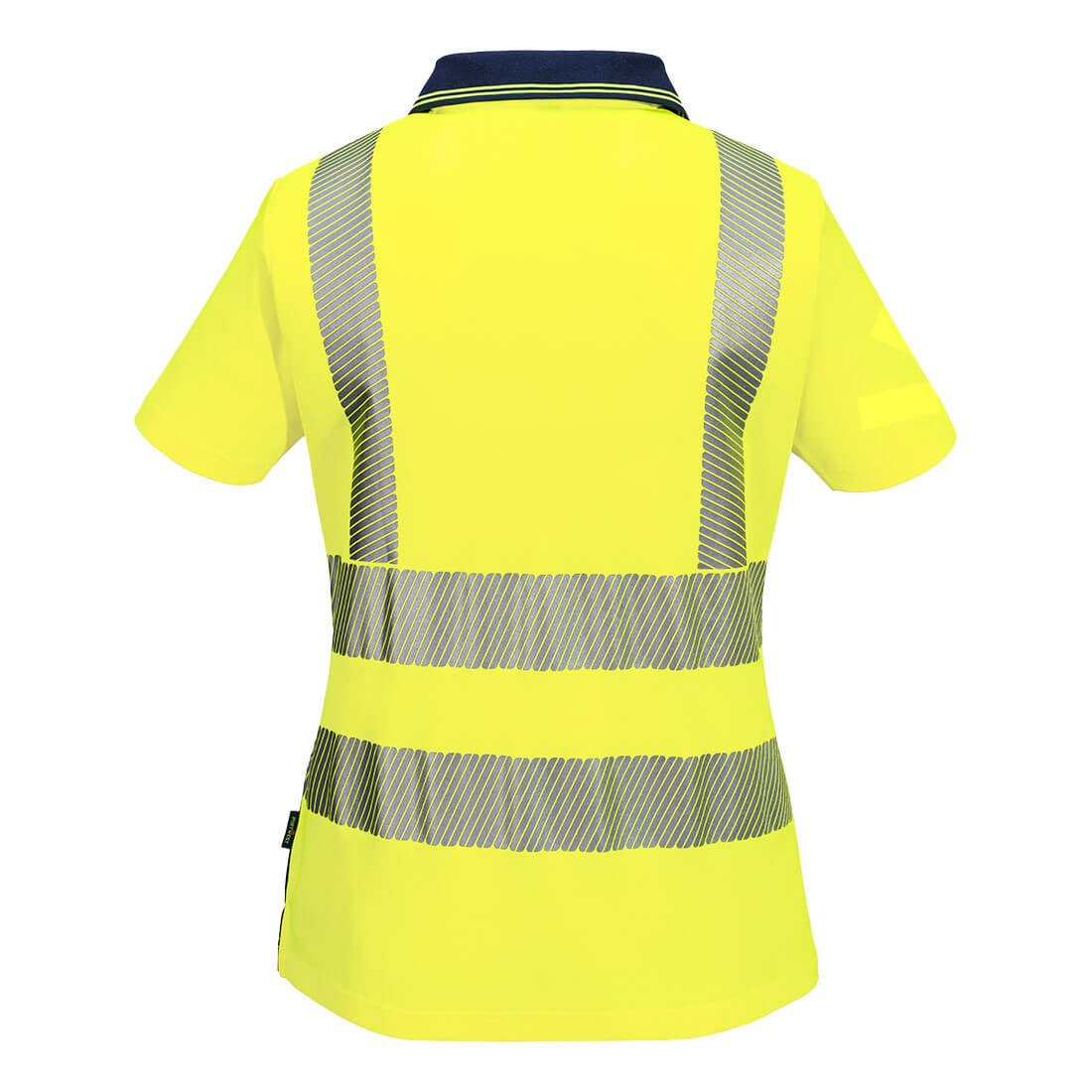 Portwest Hi-Vis Womens Cotton Comfort Contrast Polo Shirt S/S (ML210)
