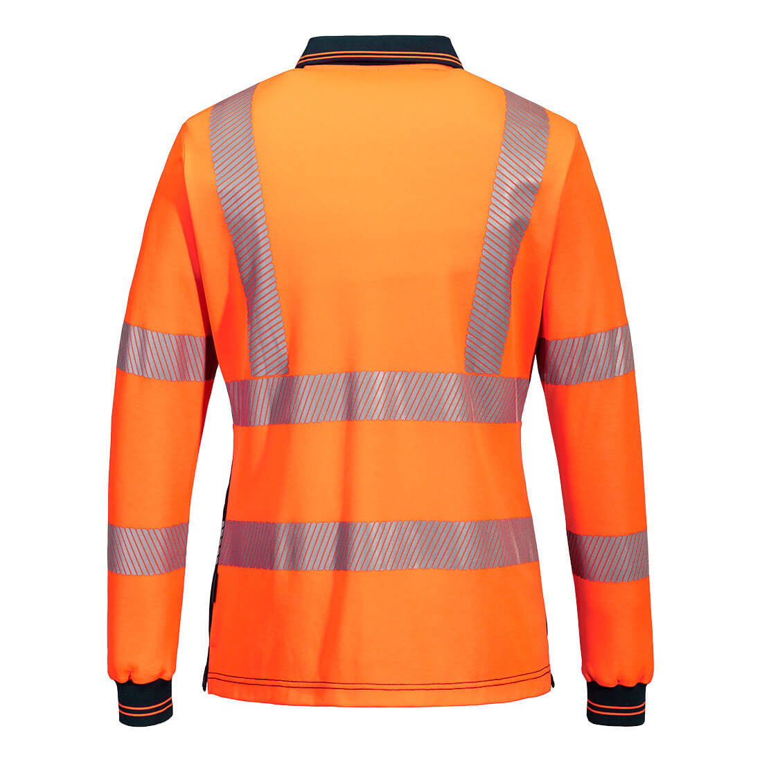 Portwest Hi-Vis Women's Cotton Comfort Polo Shirt L/S (ML212)