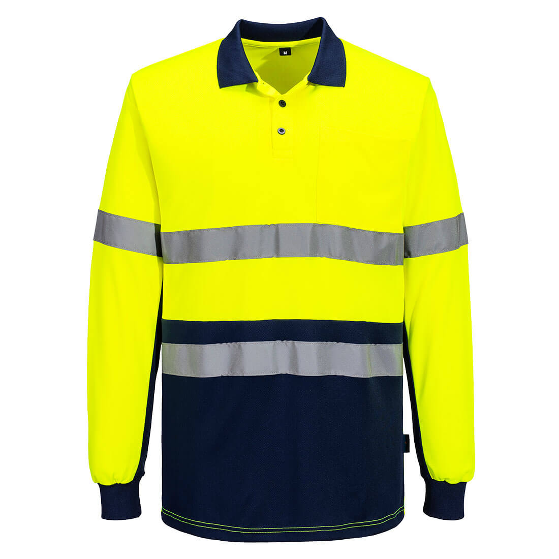 Portwest Hi-Vis Class D/N Contrast Polo shirt L/S (MP613)