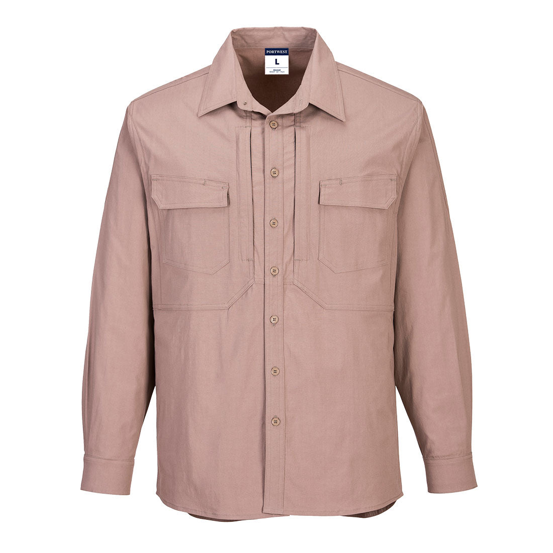 Portwest Utility Stretch Long Sleeve Shirt (MS106) Clearance