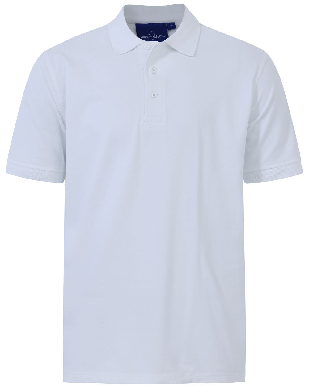 Winning Spirit Men's Cotton Stretch Short Sleeve Polo (PS55)
