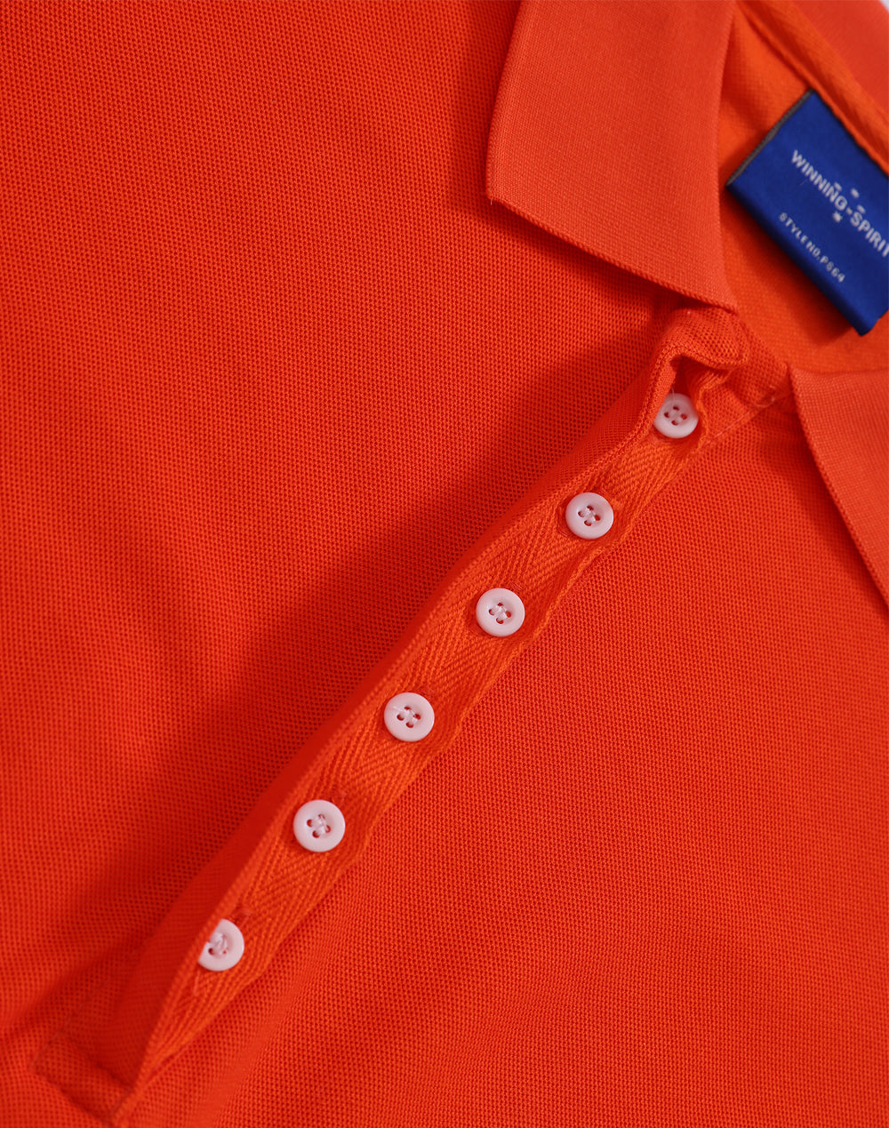 Winning Spirit Ladies' TrueDry® Solid Colour Pique Polo 2nd (7 Colour) (PS64)