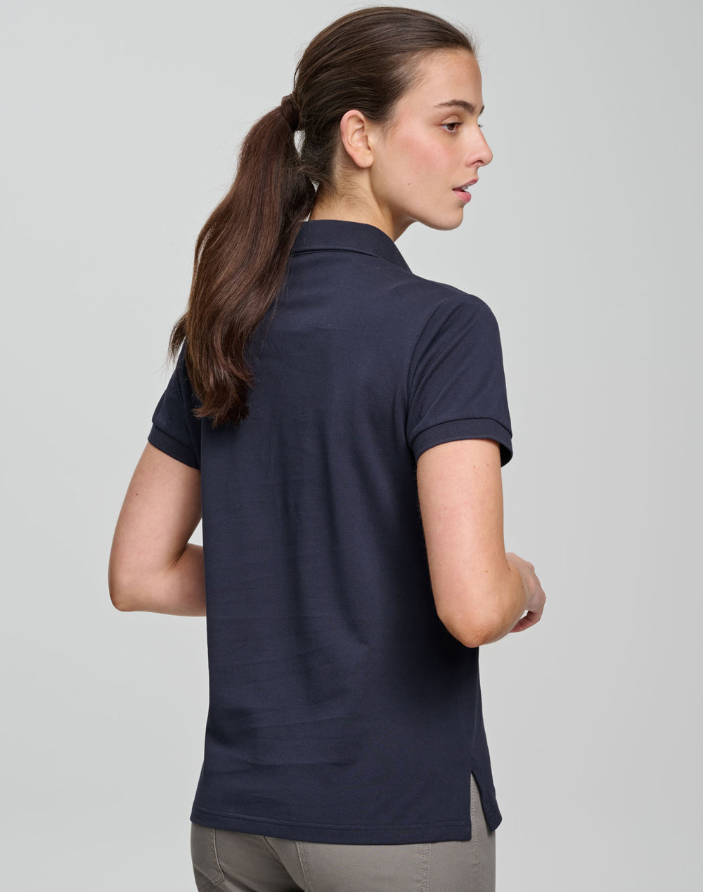 Winning Spirit Ladies Ultrafine Cotton Pique Short Sleeve Polo (PS72)
