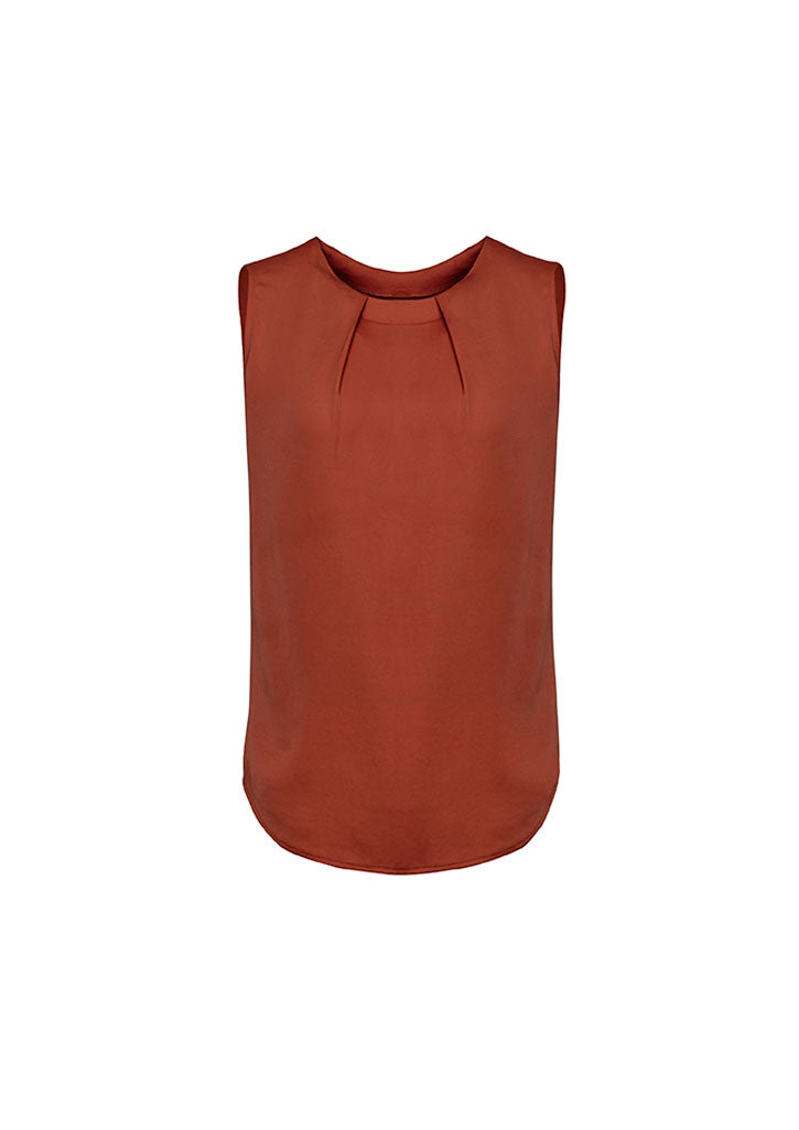 Biz Corporate Womens Estelle Pleat Blouse (RB973LN)-Clearance