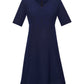 Biz Corporate Womens Siena Extended Sleeve Dress (RD974L)-Clearance