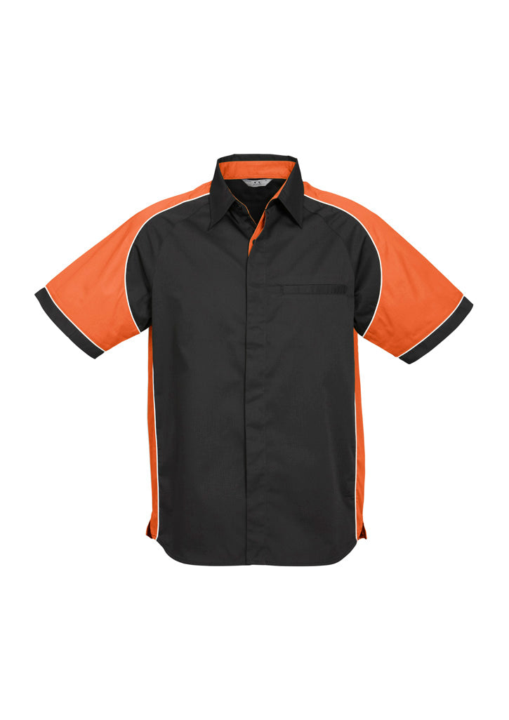 Biz Collection Mens Nitro S/S Shirt (S10112)-Clearance