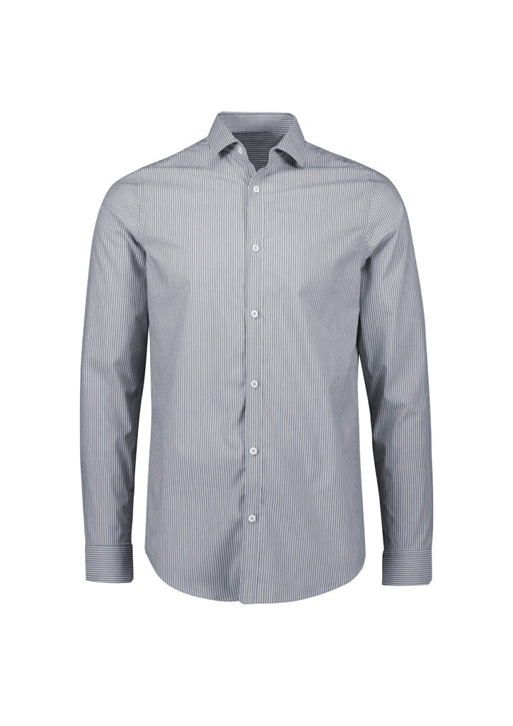 Biz Collection Mens Conran Tailored Long Sleeve Shirt (S337ML)-Clearance