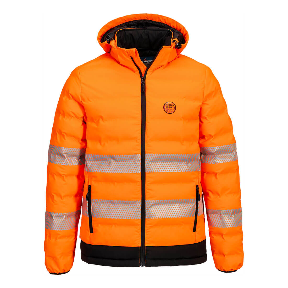 Portwest Hi-Vis Ultrasonic Heated Tunnel Jacket (S548)