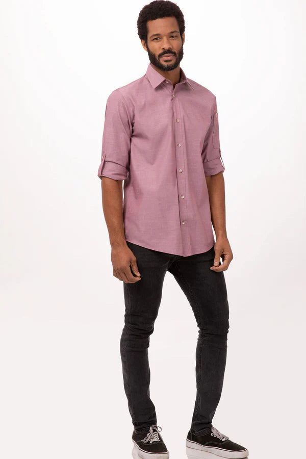 Chef Works Chambray Men's Shirt (SLMCH005)